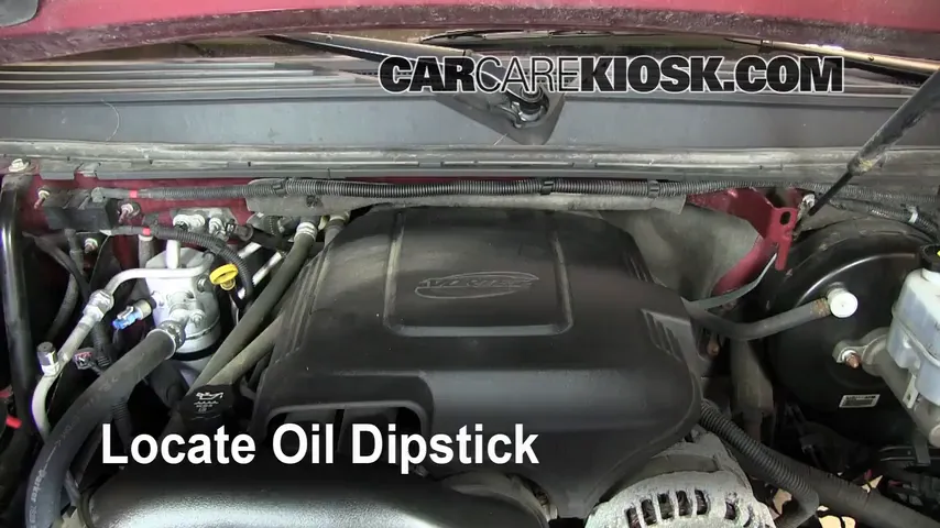 2008 GMC Yukon Denali 6.2L V8 Aceite Controlar nivel de aceite
